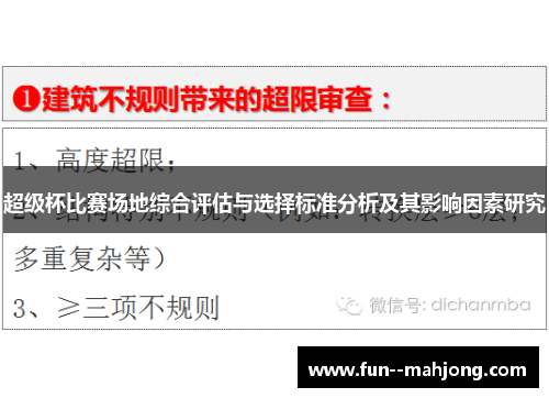 超级杯比赛场地综合评估与选择标准分析及其影响因素研究